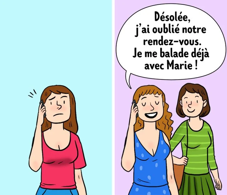 Vous proposez des sorties plus souvent que votre ami(e)