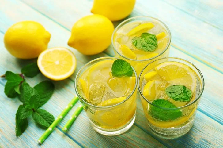 Boisson énergisante au citron