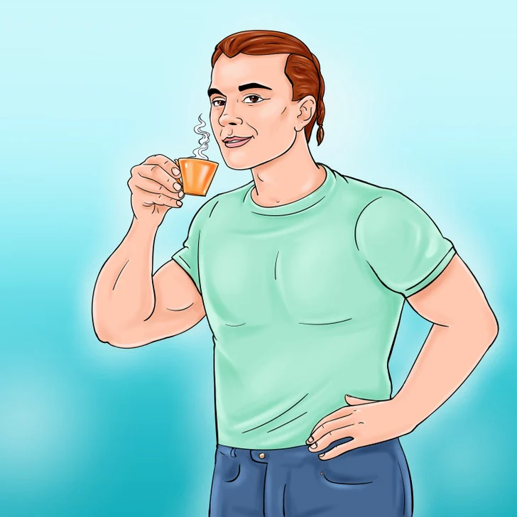 Buvez une bonne tasse de café noir.
