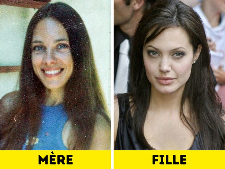 Angelina Jolie et sa mère, Marcheline Bertrand