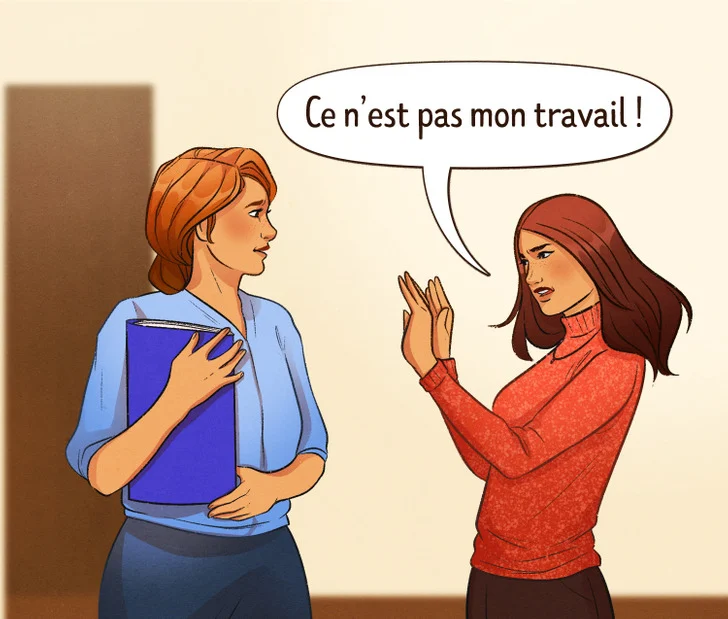 Ce n'est pas mon travail
