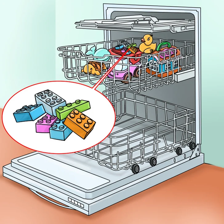 Jouets en plastique et legos
