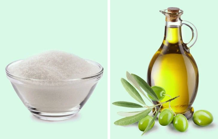Sucre et huile d'olive
