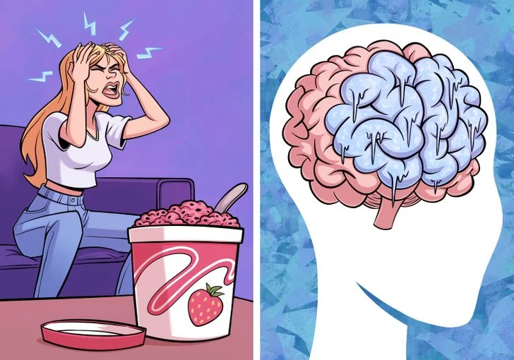 La cause du gel du cerveau est encore un peu mystérieuse