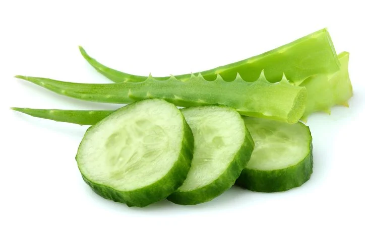 Concombre et aloe vera