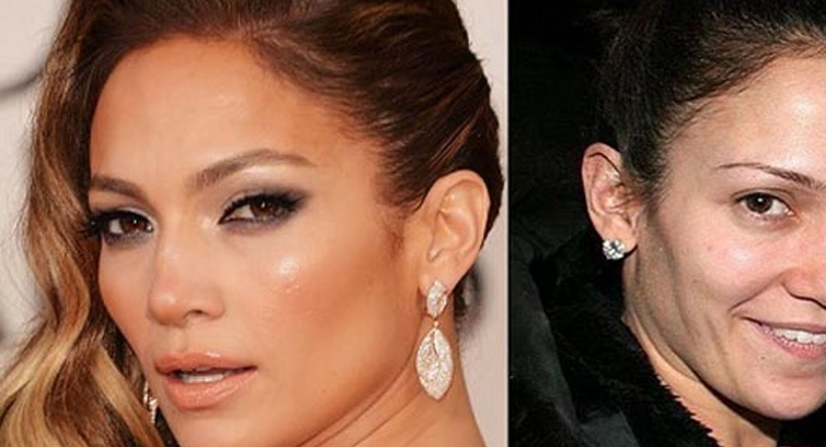 Jennifer Lopez sans maquillage