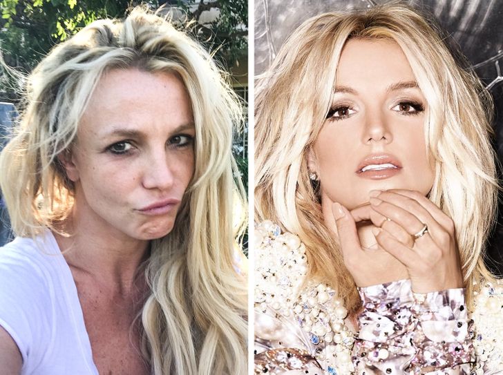 Britney Spears maquillage