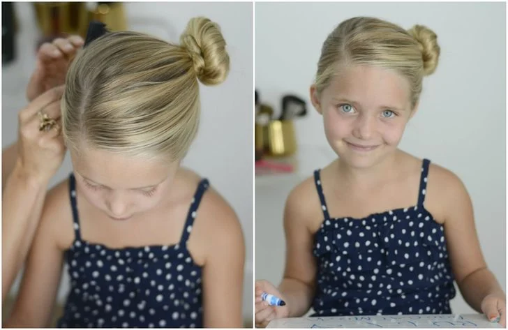Un chignon asymétrique