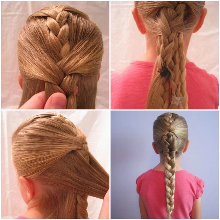 Une triple tresse