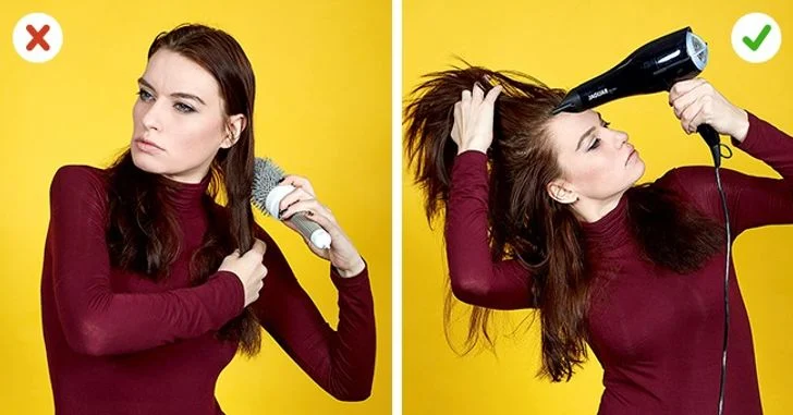 Ne brossez vos cheveux que lorsqu'ils sont complètement secs
