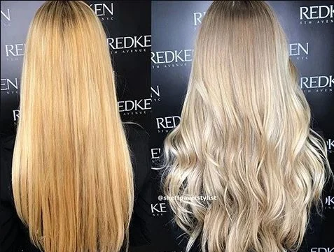 Couleurs de cheveux blonds