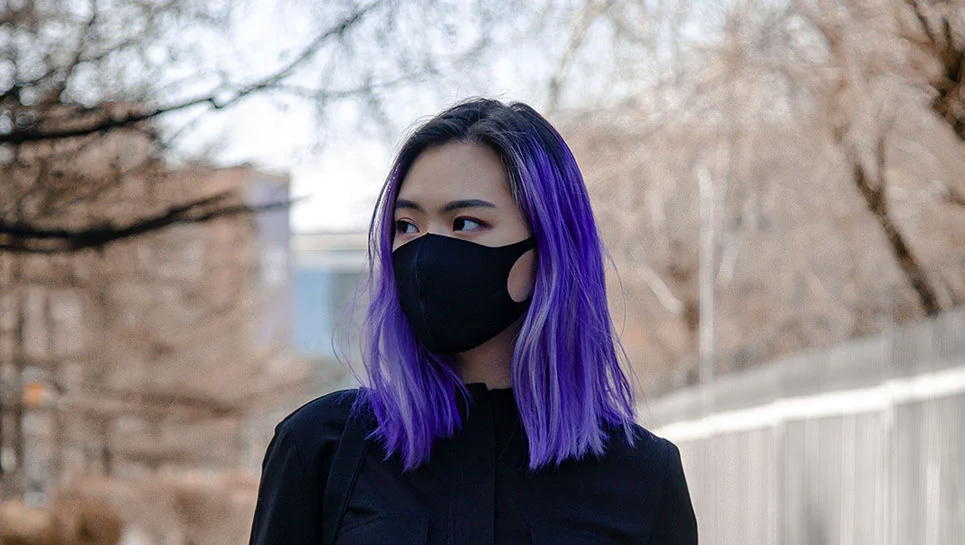 violet couleur de cheveux