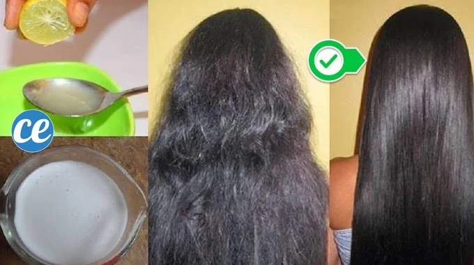 Le lait de coco et le jus de citron pour lisser vos cheveux