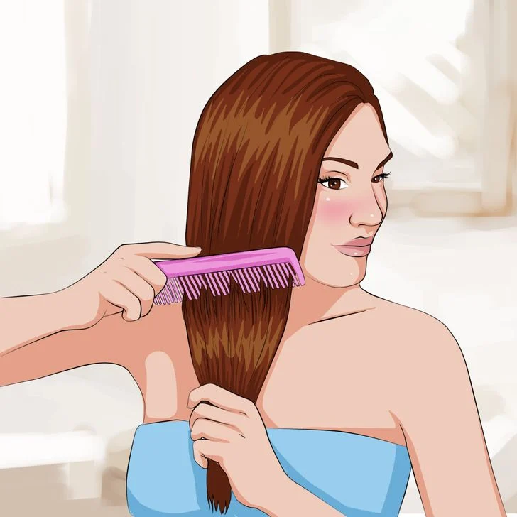 Un peigne peut rendre vos cheveux droits