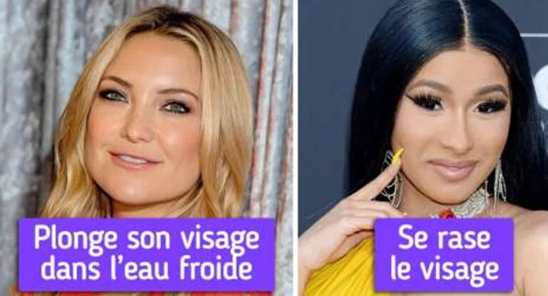 raser visage femmes