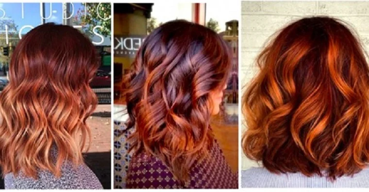 Couleur de cheveux rouge pour les tons chauds
