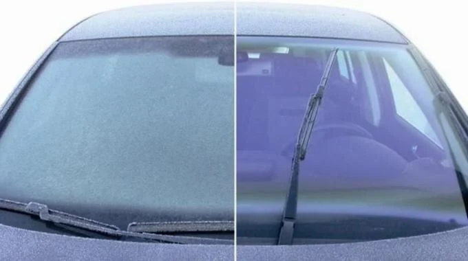 voiture Vitres glacées
