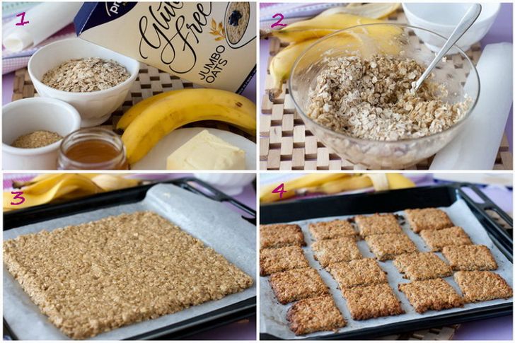 Recette de biscuits à la banane