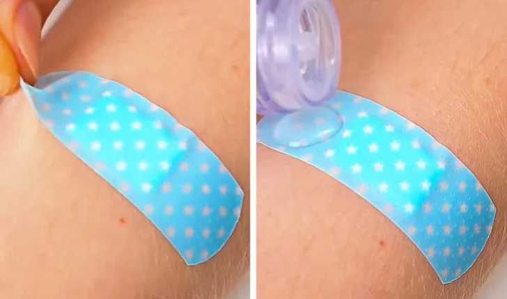 L'huile pour bébé pour retirer facilement un pansement