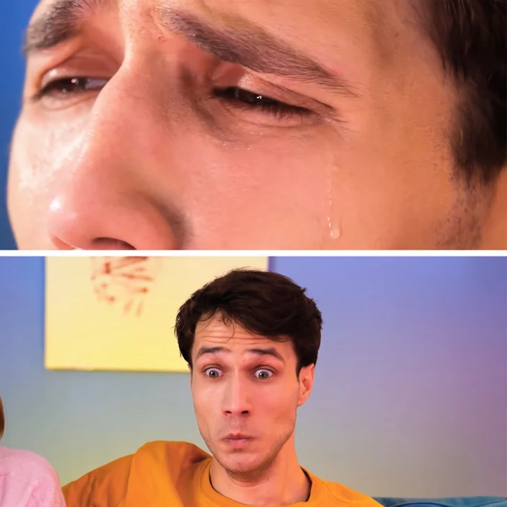 Ouvrir grand les yeux pour éviter de pleurer