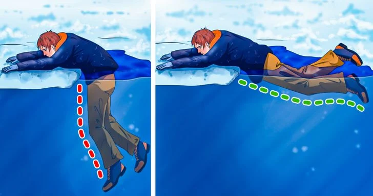 Survivre à une chute à travers la glace