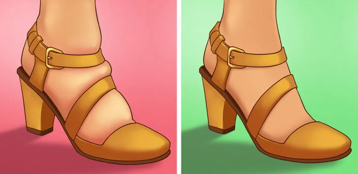 Surélevez vos jambes pour éviter que vos pieds ne soient gonflés