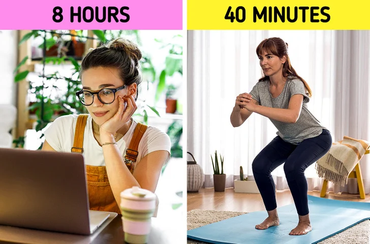 prévenir les effets d'une position assise prolongée