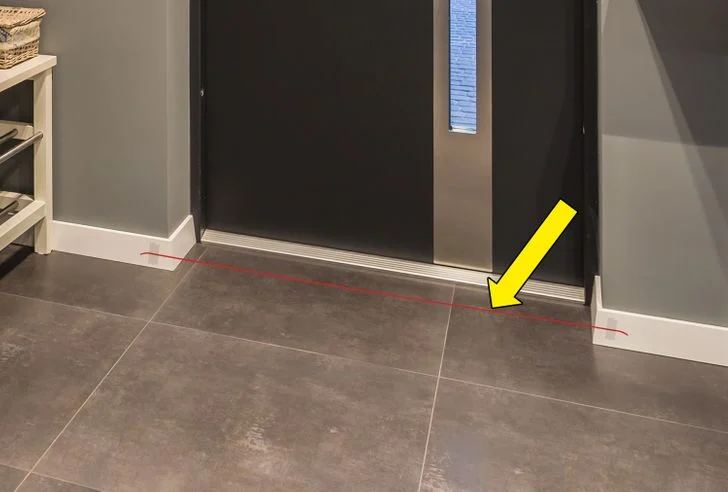 fil devant la porte