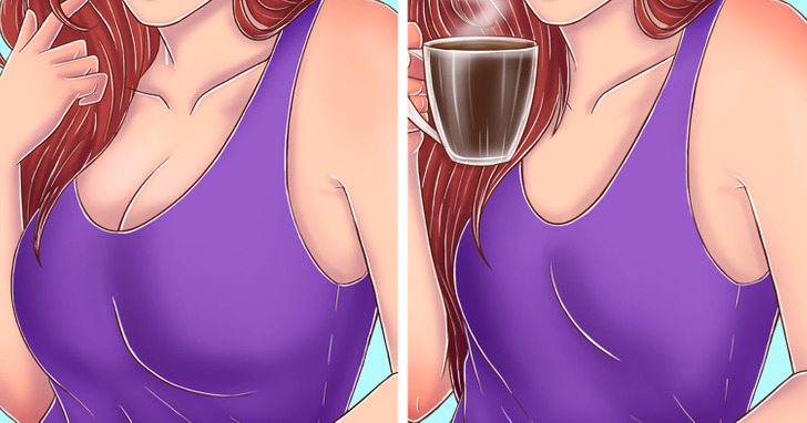 Le café peut réduire la taille de vos seins