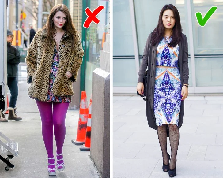 Les collants colorés