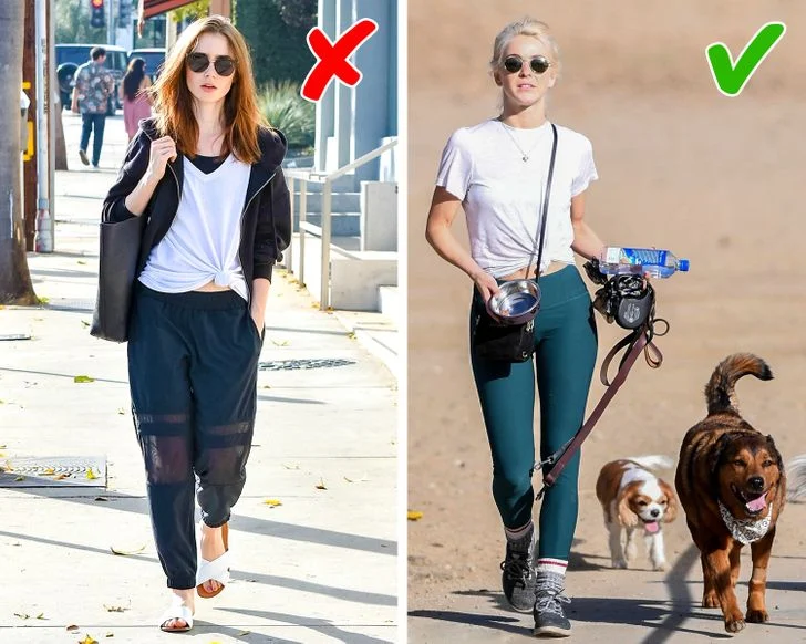 Les pantalons larges de taille standard