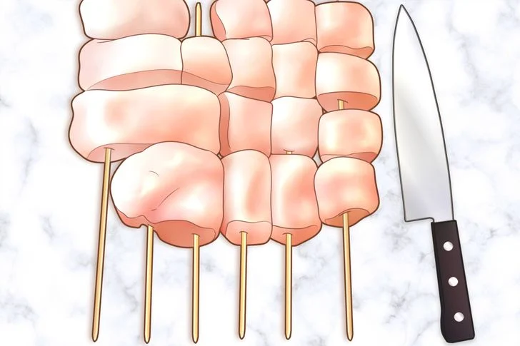 Brochettes de poulet rapides