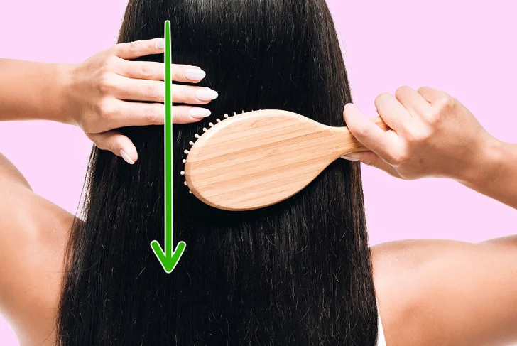 Brossez vos cheveux avant d'aller vous coucher.