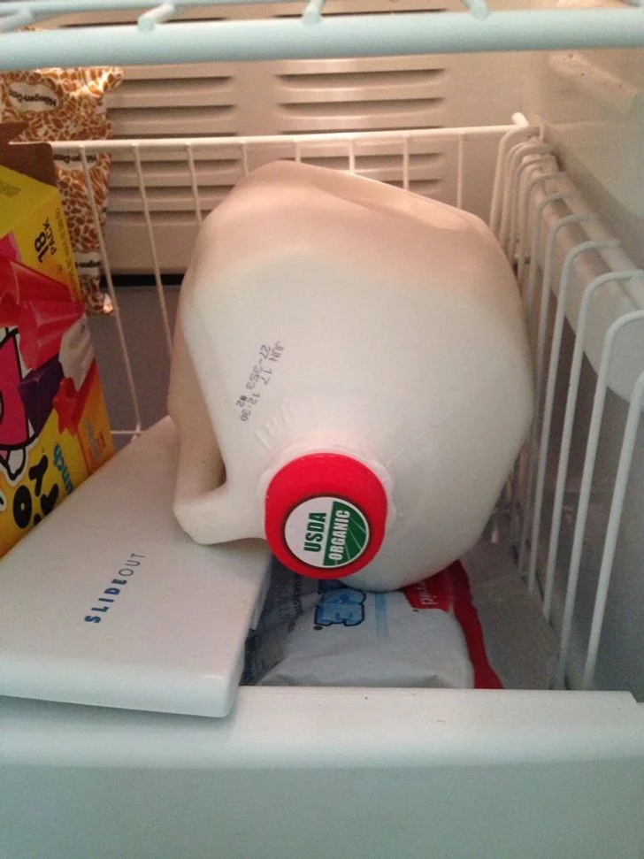 Conserver le lait pour les semaines à venir