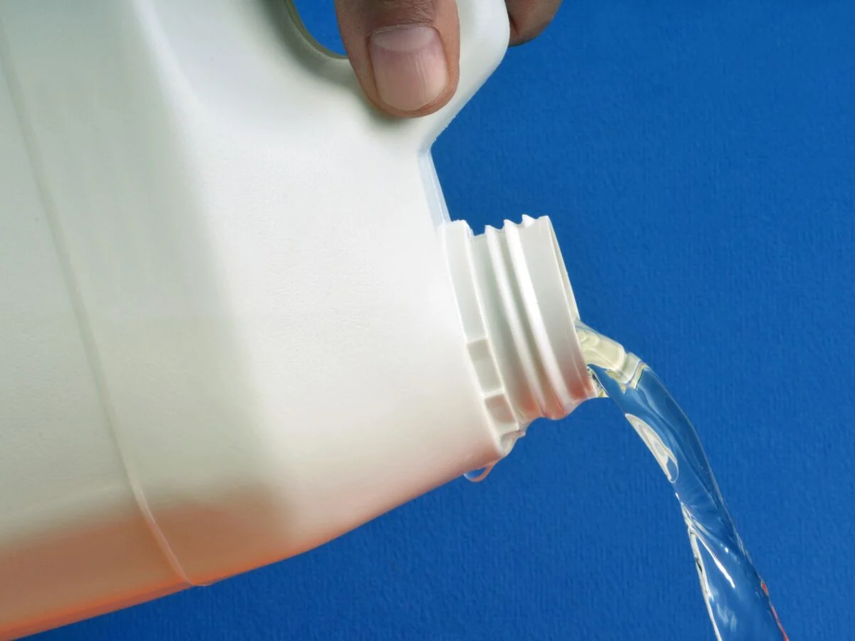 Bain à l'eau de Javel
