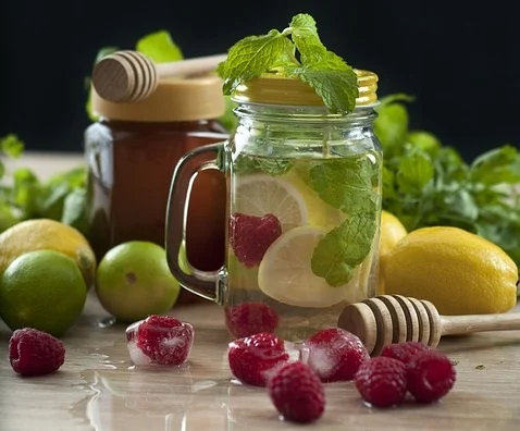 Framboise et citron vert