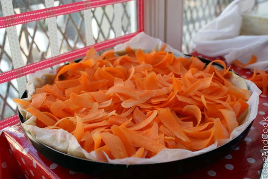 Les épluchures de carottes