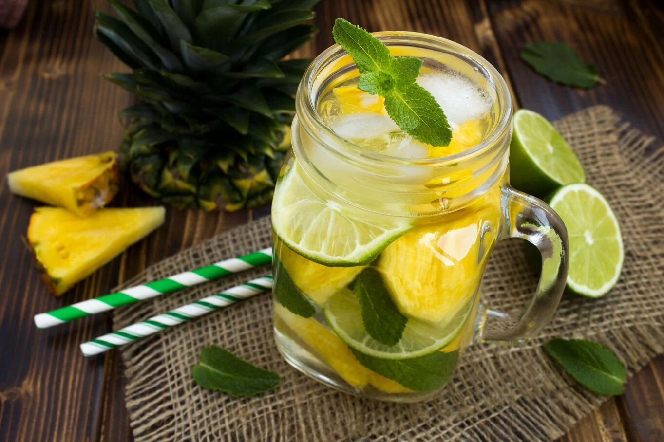Menthe et ananas