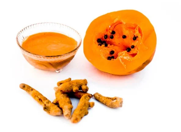 Papaye et curcuma