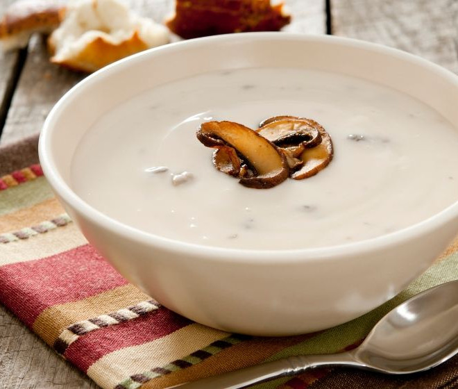 Soupe aux champignons