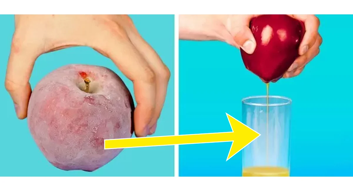 Pressez du jus de pomme avec un minimum de dégâts