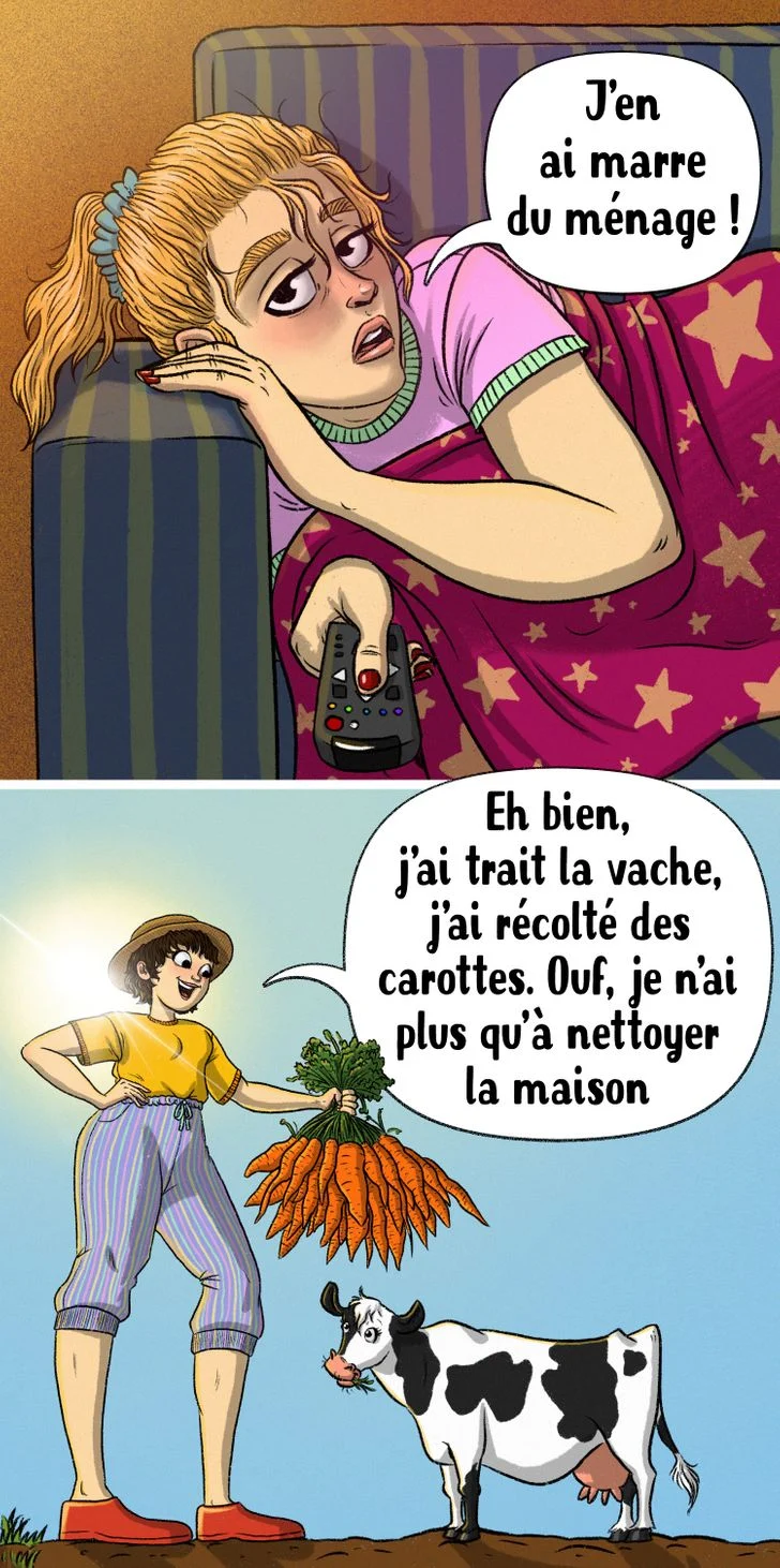 la vie en ville VS campagne