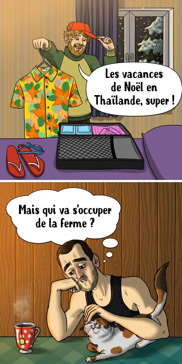 la vie en ville VS campagne