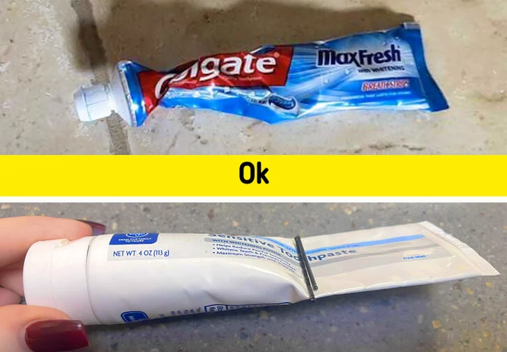 utiliser tout le dentifrice jusqu'au bout