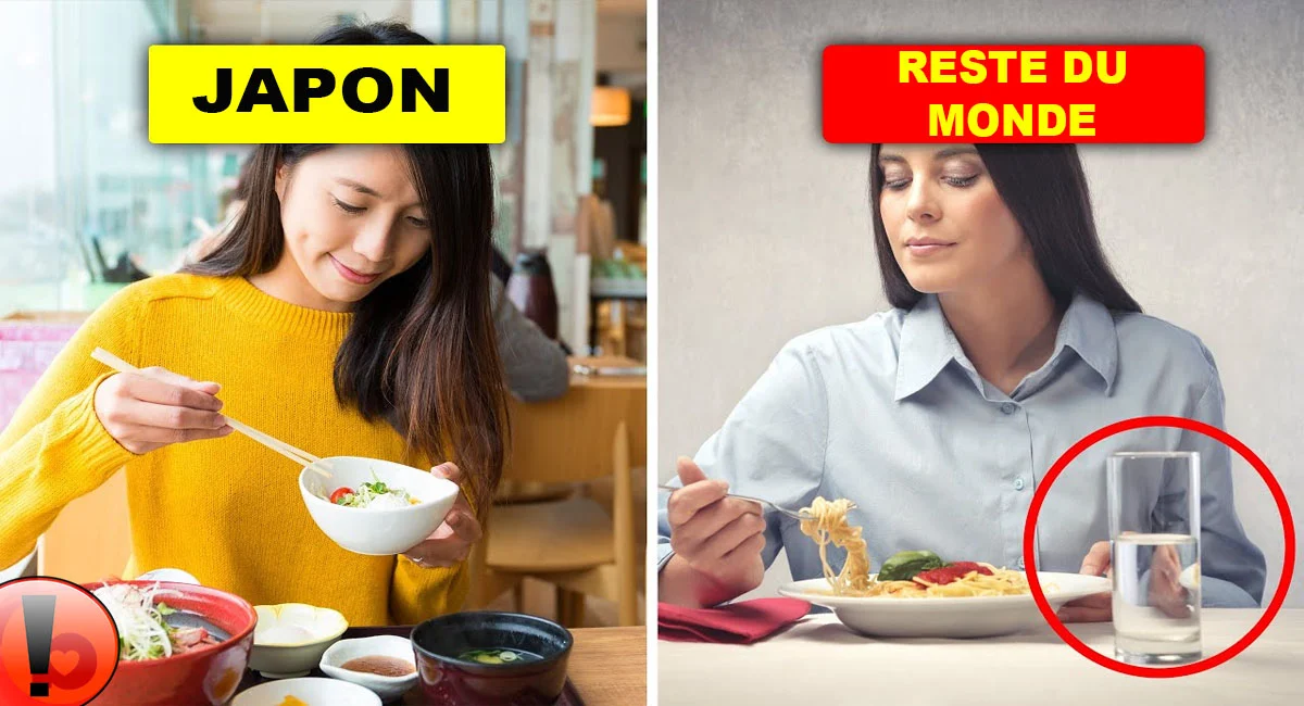 5 raisons qui empêchent les Japonais de boire de l’eau pendant les repas japon boire l'eau pendant les repas