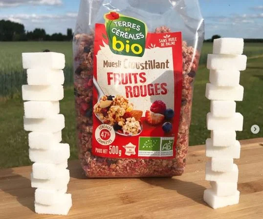 Muesli croustillant aux fruits rouges