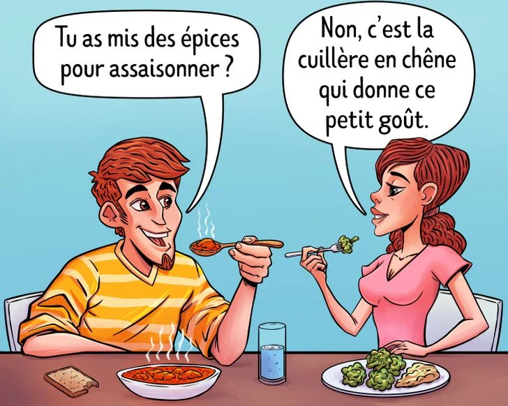 Le bois a un effet sur le goût des aliments