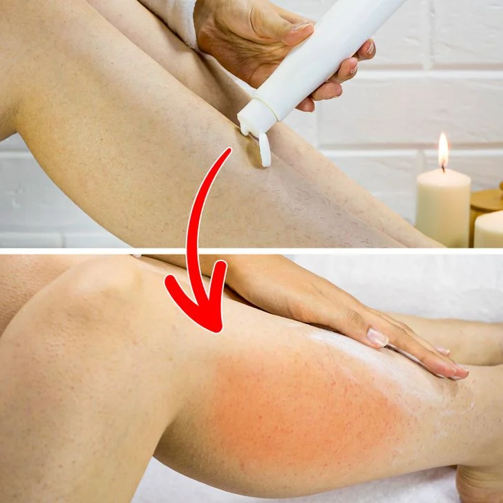 Éliminer les poils du corps avec une crème dépilatoire