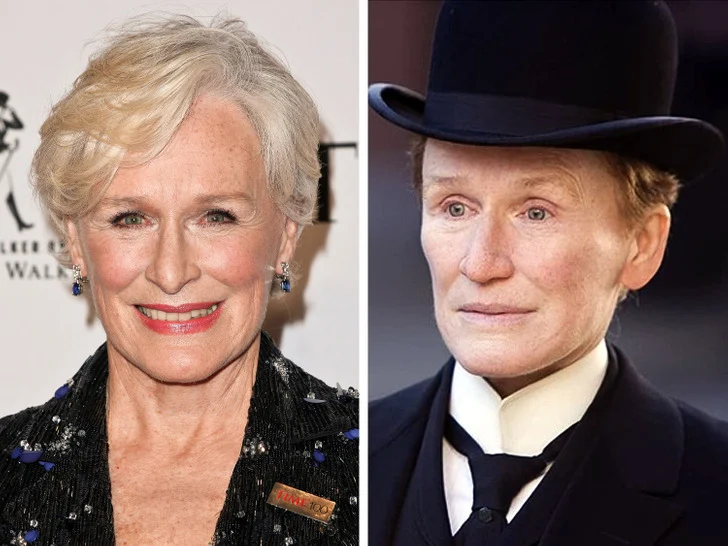 Glenn Close dans le rôle d'Albert Nobbs