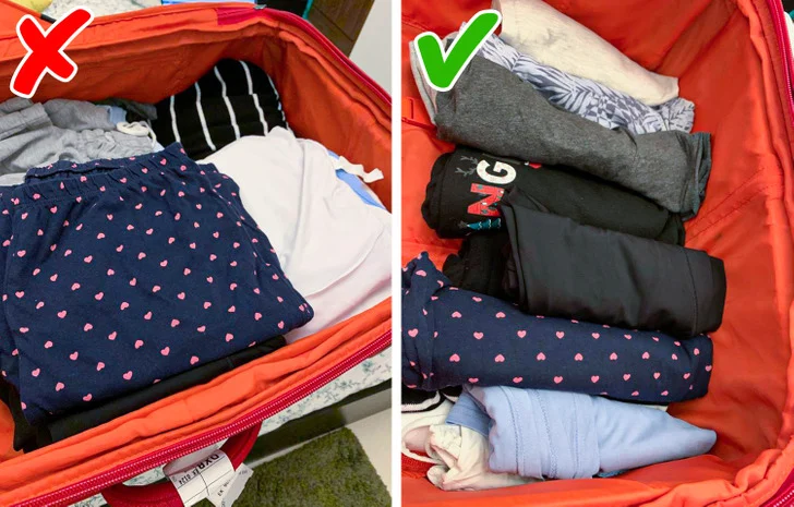 La manière dont nous emballons nos vêtements